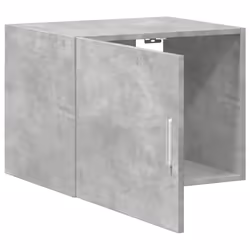 vidaXL Wall Cabinet Bathroom Storage Cabinet Concrete Grey Engineered Wood - concrete grey - Additional view 7