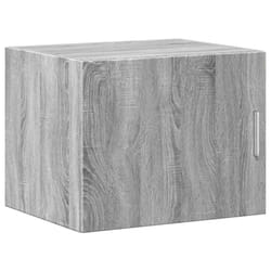 vidaXL Wall Cabinet Bathroom Storage Cabinet Concrete Grey Engineered Wood - grey sonoma