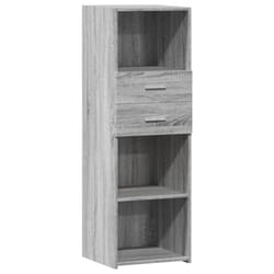 vidaXL Highboard Sideboard Cabinet Storage Cupboard Engineered Wood - grey sonoma
