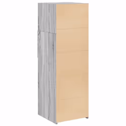 vidaXL Highboard Sideboard Cabinet Storage Cupboard Engineered Wood - grey sonoma - Additional view 5