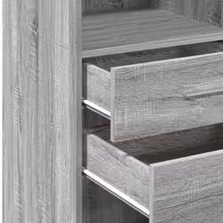 vidaXL Highboard Sideboard Cabinet Storage Cupboard Engineered Wood - grey sonoma - Additional view 7