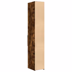 vidaXL Highboard Sideboard Cabinet Storage Cupboard White Engineered Wood - smoked oak - Additional view 5