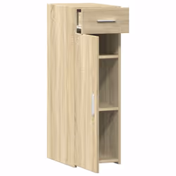 vidaXL Sideboard Cupboard Side Cabinet Highboard Grey Sonoma Engineered Wood - sonoma oak - Additional view 7