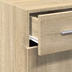 vidaXL Sideboard Cupboard Side Cabinet Highboard Grey Sonoma Engineered Wood - sonoma oak - Additional view 8