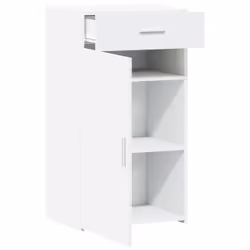 vidaXL Sideboard Home Storage Cupboard Side Cabinet Highboard Engineered Wood - white - Additional view 7