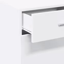 vidaXL Sideboard Home Storage Cupboard Side Cabinet Highboard Engineered Wood - white - Additional view 8