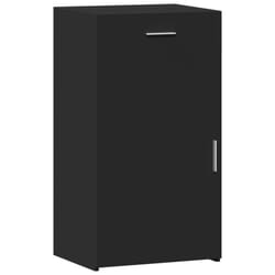 vidaXL Sideboard Home Storage Cupboard Side Cabinet Highboard Engineered Wood - black