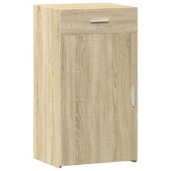 vidaXL Sideboard Home Storage Cupboard Side Cabinet Highboard Engineered Wood - sonoma oak
