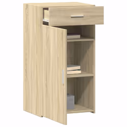 vidaXL Sideboard Home Storage Cupboard Side Cabinet Highboard Engineered Wood - sonoma oak
