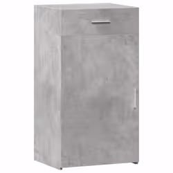 vidaXL Sideboard Home Storage Cupboard Side Cabinet Highboard Engineered Wood - concrete grey