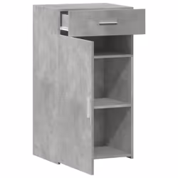 vidaXL Sideboard Home Storage Cupboard Side Cabinet Highboard Engineered Wood - concrete grey - Additional view 7