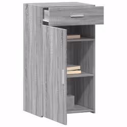 vidaXL Sideboard Home Storage Cupboard Side Cabinet Highboard Engineered Wood - grey sonoma