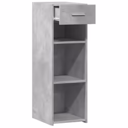 vidaXL Sideboard Storage Cupboard Cabinet Highboard Smoked Oak Engineered Wood - concrete grey - Additional view 6