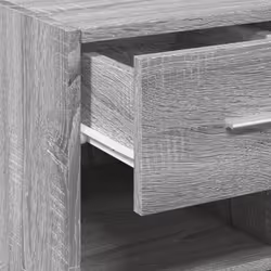 vidaXL Sideboard Storage Cupboard Cabinet Highboard Smoked Oak Engineered Wood - grey sonoma - Additional view 7