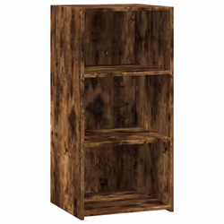 vidaXL Sideboard Storage Cupboard Cabinet Highboard Smoked Oak Engineered Wood - smoked oak