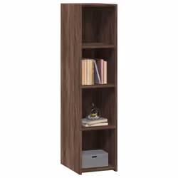 vidaXL Highboard Sideboard Cabinet Storage Cupboard Sonoma Oak Engineered Wood - brown oak