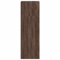 vidaXL Highboard Sideboard Side Cabinet Cupboard Concrete Grey Engineered Wood - brown oak - Additional view 4