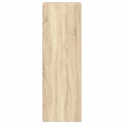 vidaXL Highboard Sideboard Cabinet Storage Cupboard White Engineered Wood - sonoma oak - Additional view 4