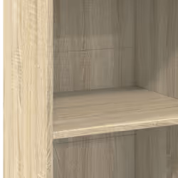 vidaXL Highboard Sideboard Cabinet Storage Cupboard White Engineered Wood - sonoma oak - Additional view 6
