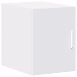 vidaXL Slim Storage Cabinet Highboard Sideboard Concrete Grey Engineered Wood - white - Additional view 4