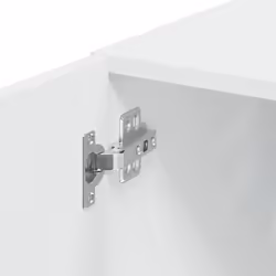 vidaXL Slim Storage Cabinet Highboard Sideboard Concrete Grey Engineered Wood - white - Additional view 9
