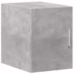 vidaXL Slim Storage Cabinet Highboard Sideboard Concrete Grey Engineered Wood - concrete grey - Additional view 4