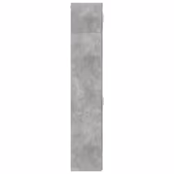 vidaXL Slim Storage Cabinet Highboard Sideboard Concrete Grey Engineered Wood - concrete grey - Additional view 6