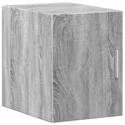vidaXL Slim Storage Cabinet Highboard Sideboard Concrete Grey Engineered Wood - grey sonoma - Additional view 4