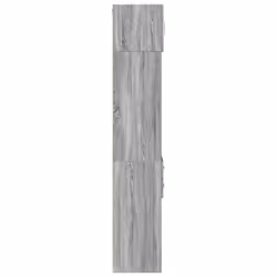 vidaXL Slim Storage Cabinet Highboard Sideboard Concrete Grey Engineered Wood - grey sonoma - Additional view 6