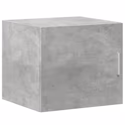 vidaXL Slim Storage Cabinet Hall Side Cabinet Sideboard Black Engineered Wood - concrete grey - Additional view 4