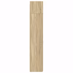 vidaXL Slim Storage Cabinet Highboard Sideboard Concrete Grey Engineered Wood - sonoma oak - Additional view 6