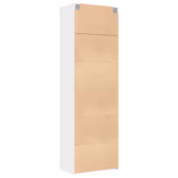 vidaXL Storage Cabinet Side Cabinet Sideboard Home Cupboard Engineered Wood - white - Additional view 7