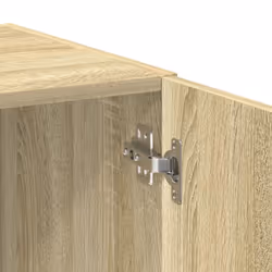 vidaXL Storage Cabinet Side Cabinet Sideboard Home Cupboard Engineered Wood - sonoma oak - Additional view 8