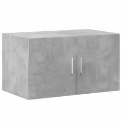 vidaXL Storage Cabinet Side Cabinet Sideboard Home Cupboard Engineered Wood - concrete grey - Additional view 4