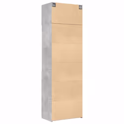 vidaXL Storage Cabinet Side Cabinet Sideboard Home Cupboard Engineered Wood - concrete grey - Additional view 7