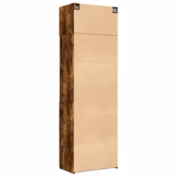 vidaXL Storage Cabinet Side Cabinet Sideboard Home Cupboard Engineered Wood - smoked oak - Additional view 7