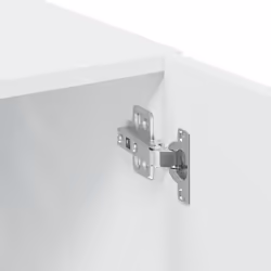vidaXL Storage Cabinet Hall Side Cabinet Sideboard Grey Sonoma Engineered Wood - white - Additional view 10