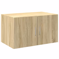 vidaXL Storage Cabinet Hall Side Cabinet Sideboard Grey Sonoma Engineered Wood - sonoma oak - Additional view 4