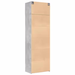 vidaXL Storage Cabinet Hall Side Cabinet Sideboard Grey Sonoma Engineered Wood - concrete grey - Additional view 7