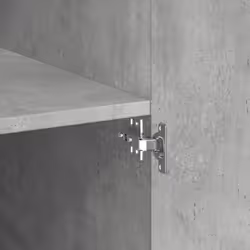 vidaXL Storage Cabinet Hall Side Cabinet Sideboard Grey Sonoma Engineered Wood - concrete grey - Additional view 8