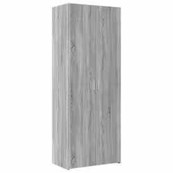 vidaXL Storage Cabinet Hall Side Cabinet Sideboard Grey Sonoma Engineered Wood - grey sonoma - Additional view 5