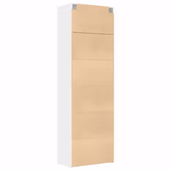 vidaXL Storage Cabinet Hall Side Cabinet Sideboard Smoked Oak Engineered Wood - white - Additional view 7