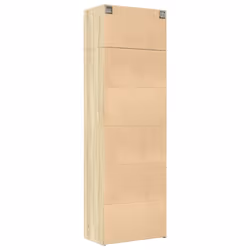 vidaXL Storage Cabinet Hall Side Cabinet Sideboard Smoked Oak Engineered Wood - sonoma oak - Additional view 7