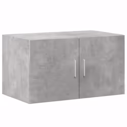 vidaXL Storage Cabinet Hall Side Cabinet Sideboard Smoked Oak Engineered Wood - concrete grey - Additional view 4