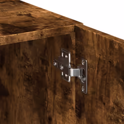 vidaXL Storage Cabinet Hall Side Cabinet Sideboard Smoked Oak Engineered Wood - smoked oak - Additional view 10