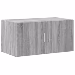 vidaXL Storage Cabinet Hallway Side Cabinet Sideboard White Engineered Wood - grey sonoma - Additional view 4