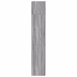 vidaXL Storage Cabinet Hallway Side Cabinet Sideboard White Engineered Wood - grey sonoma - Additional view 6