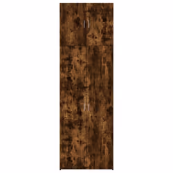 vidaXL Highboard Sideboard Cabinet Storage Cupboard Black Engineered Wood - smoked oak - Additional view 4