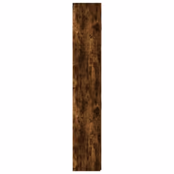 vidaXL Highboard Sideboard Cabinet Storage Cupboard Black Engineered Wood - smoked oak - Additional view 6