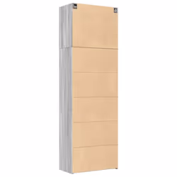 vidaXL Highboard Sideboard Cabinet Storage Cupboard Black Engineered Wood - grey sonoma - Additional view 7